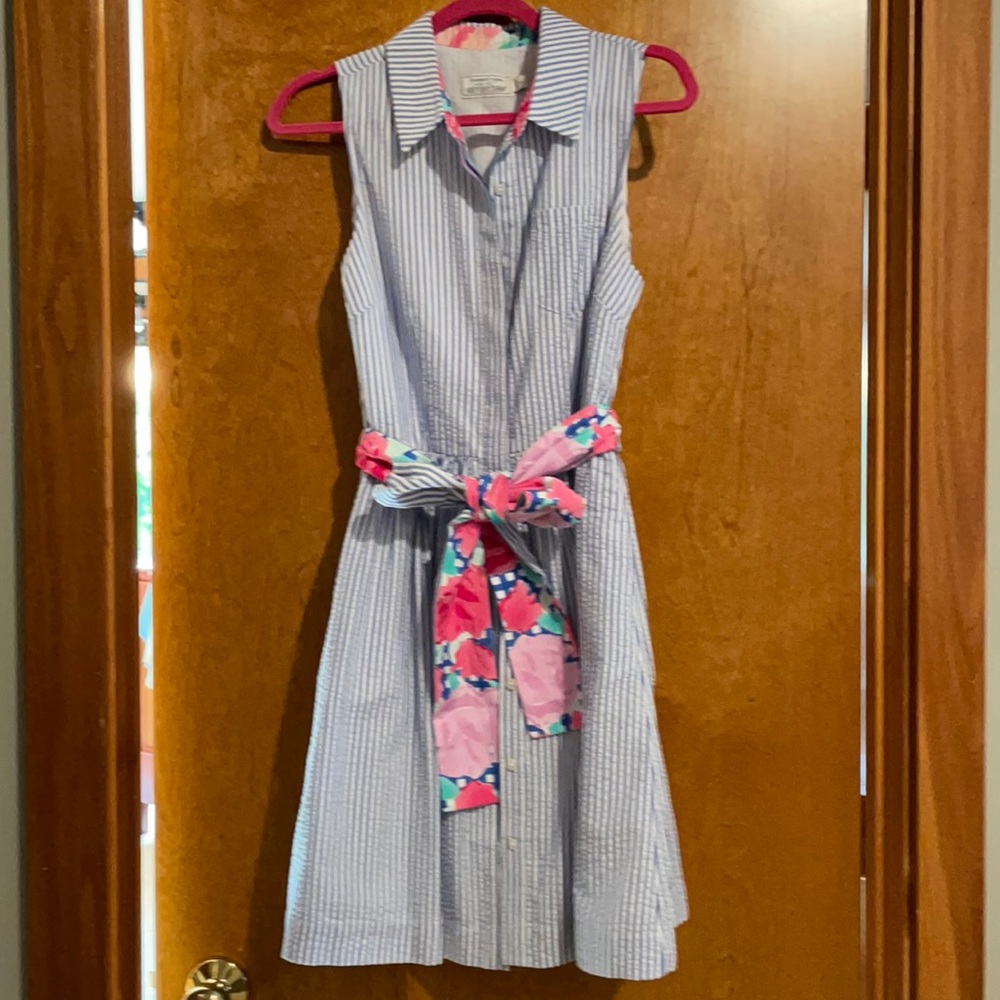 Vineyard Vines Seersucker Dress